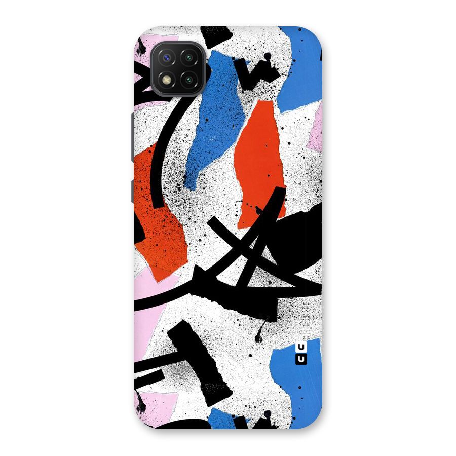 Coloured Abstract Art Back Case for Poco C3