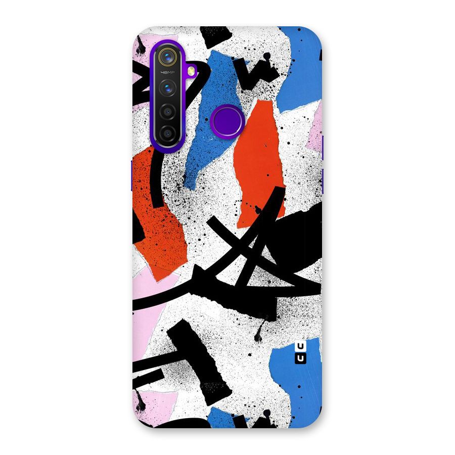 Coloured Abstract Art Back Case for Realme 5 Pro