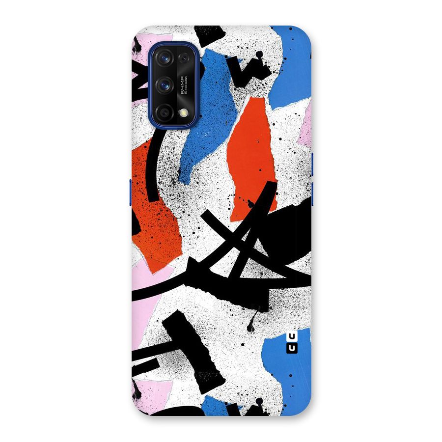 Coloured Abstract Art Back Case for Realme 7 Pro
