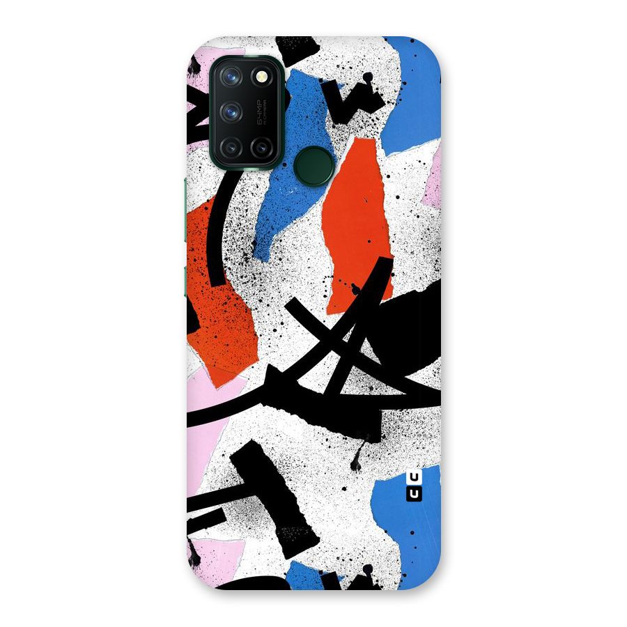 Coloured Abstract Art Back Case for Realme 7i