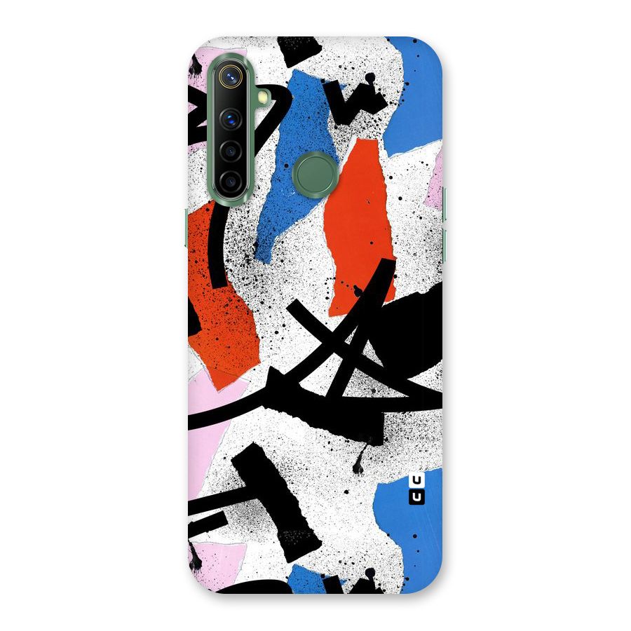 Coloured Abstract Art Back Case for Realme Narzo 10