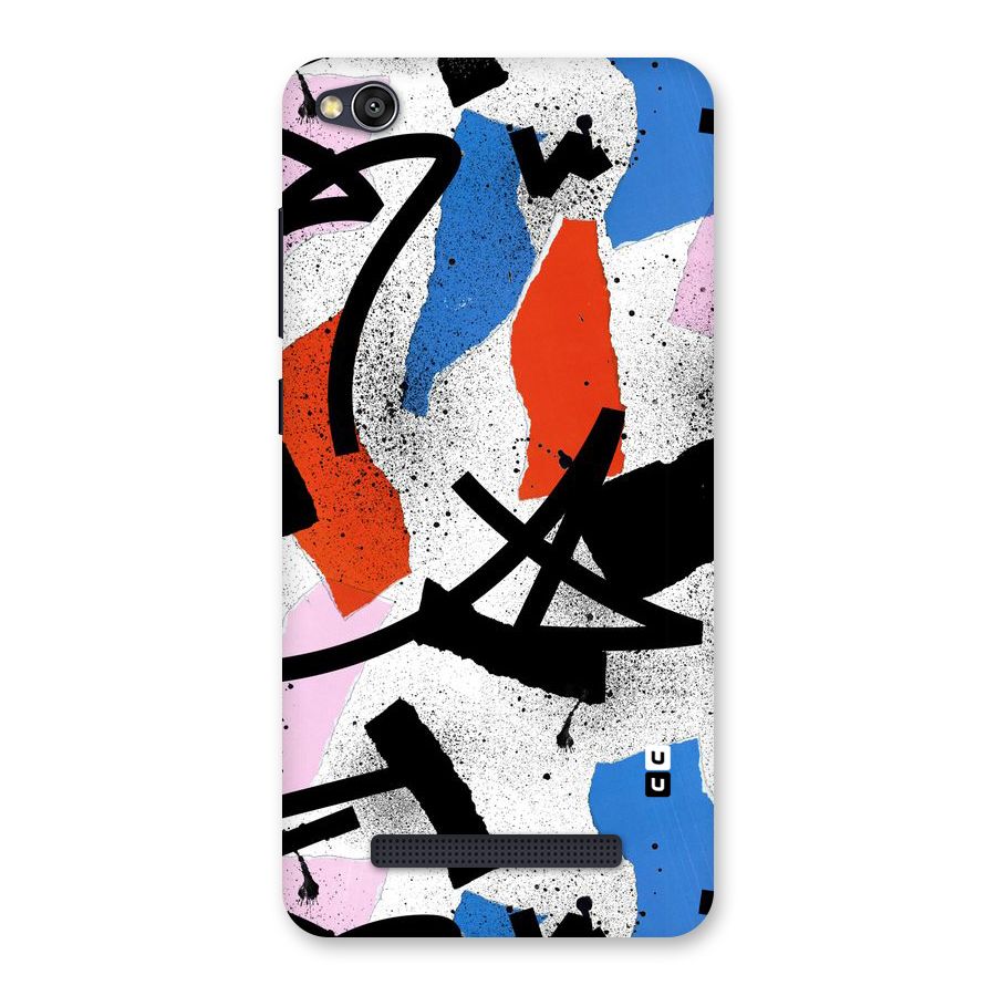 Coloured Abstract Art Back Case for Redmi 4A
