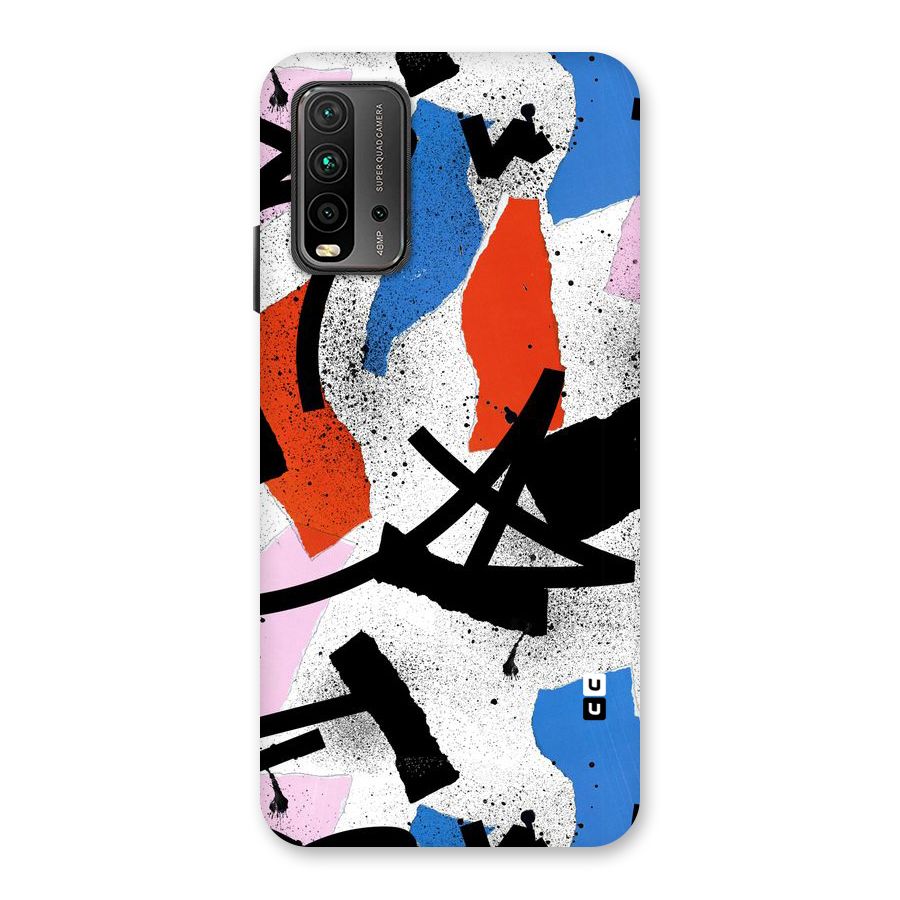 Coloured Abstract Art Back Case for Redmi 9 Power