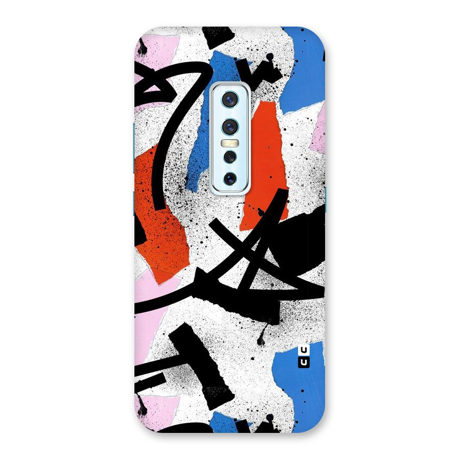 Coloured Abstract Art Back Case for Vivo V17 Pro