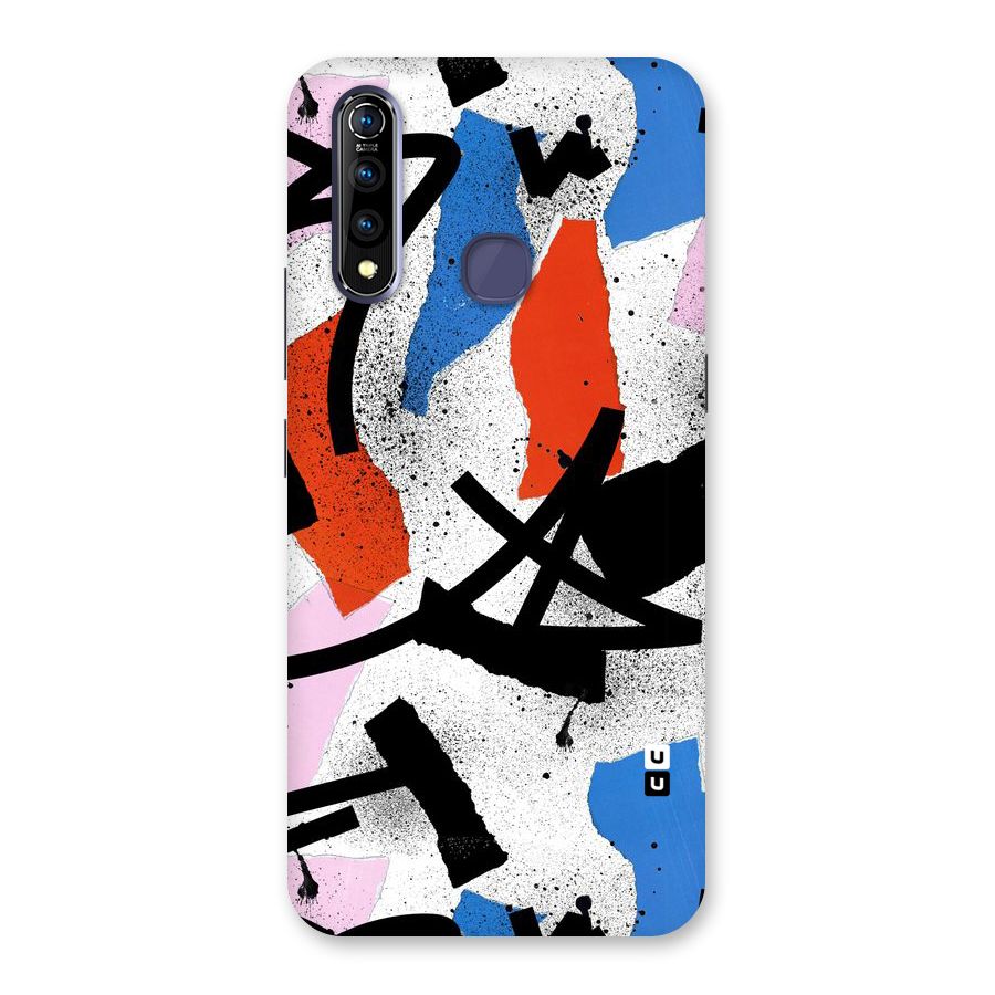 Coloured Abstract Art Back Case for Vivo Z1 Pro