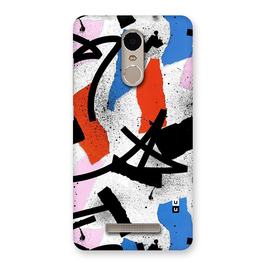 Coloured Abstract Art Back Case for Xiaomi Redmi Note 3