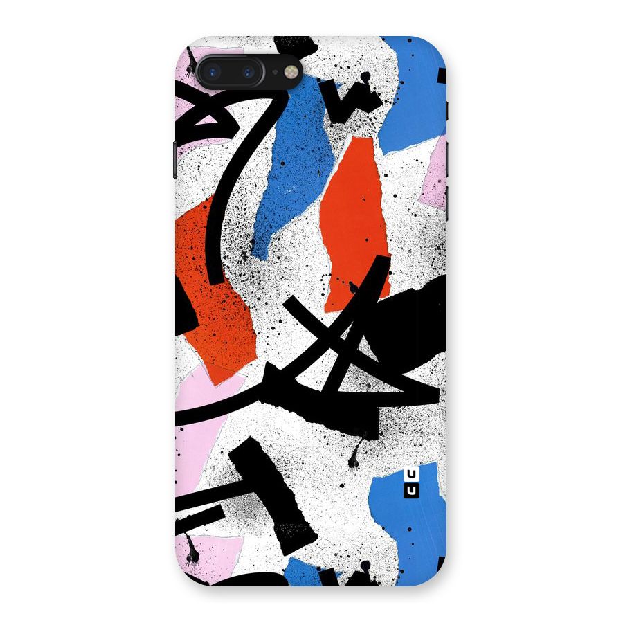 Coloured Abstract Art Back Case for iPhone 7 Plus
