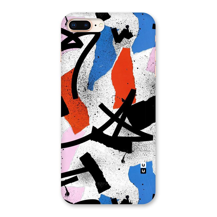 Coloured Abstract Art Back Case for iPhone 8 Plus
