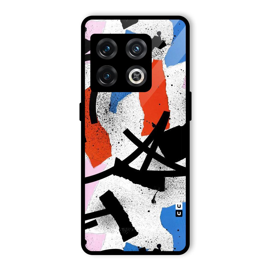 Coloured Abstract Art Glass Back Case for OnePlus 10 Pro 5G
