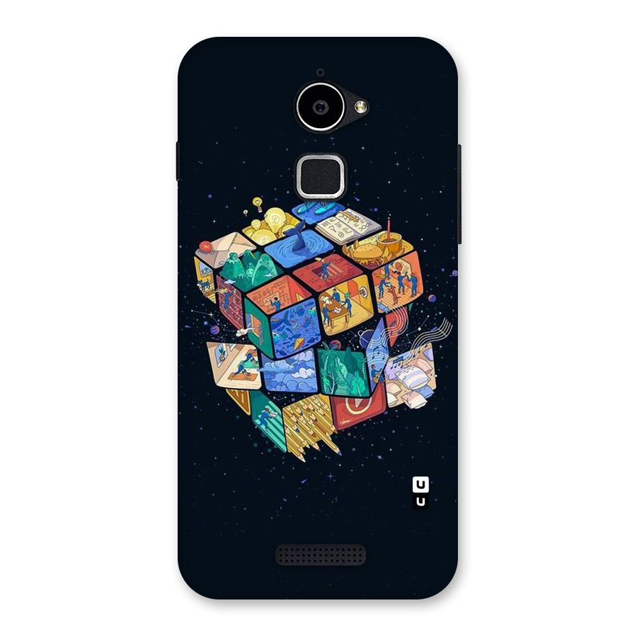 Coloured Rubic Back Case for Coolpad Note 3 Lite