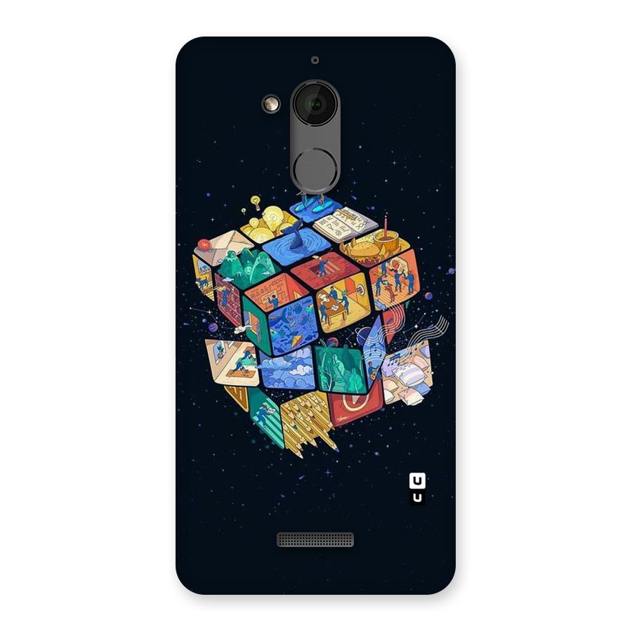 Coloured Rubic Back Case for Coolpad Note 5