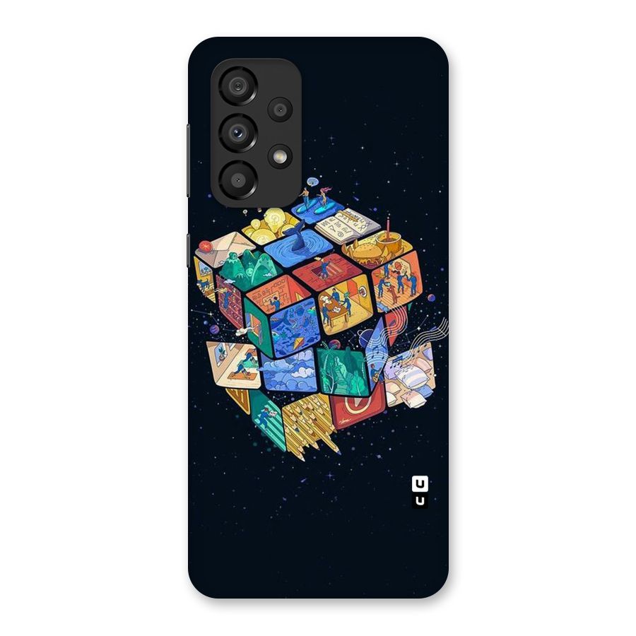 Coloured Rubic Back Case for Galaxy A33 5G
