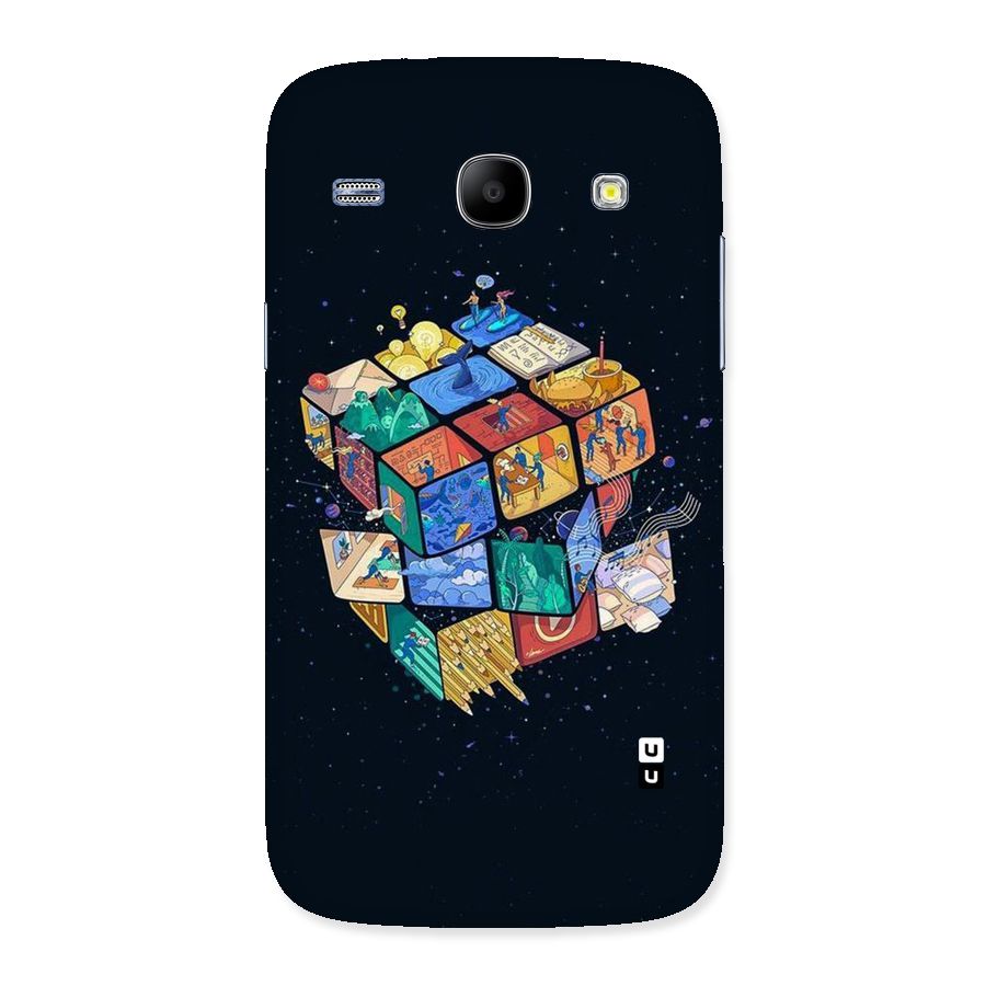Coloured Rubic Back Case for Galaxy Core