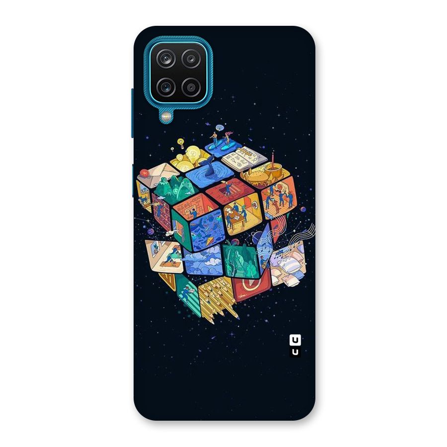 Coloured Rubic Back Case for Galaxy F12