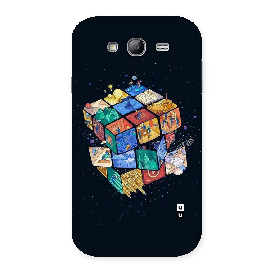 Coloured Rubic Back Case for Galaxy Grand