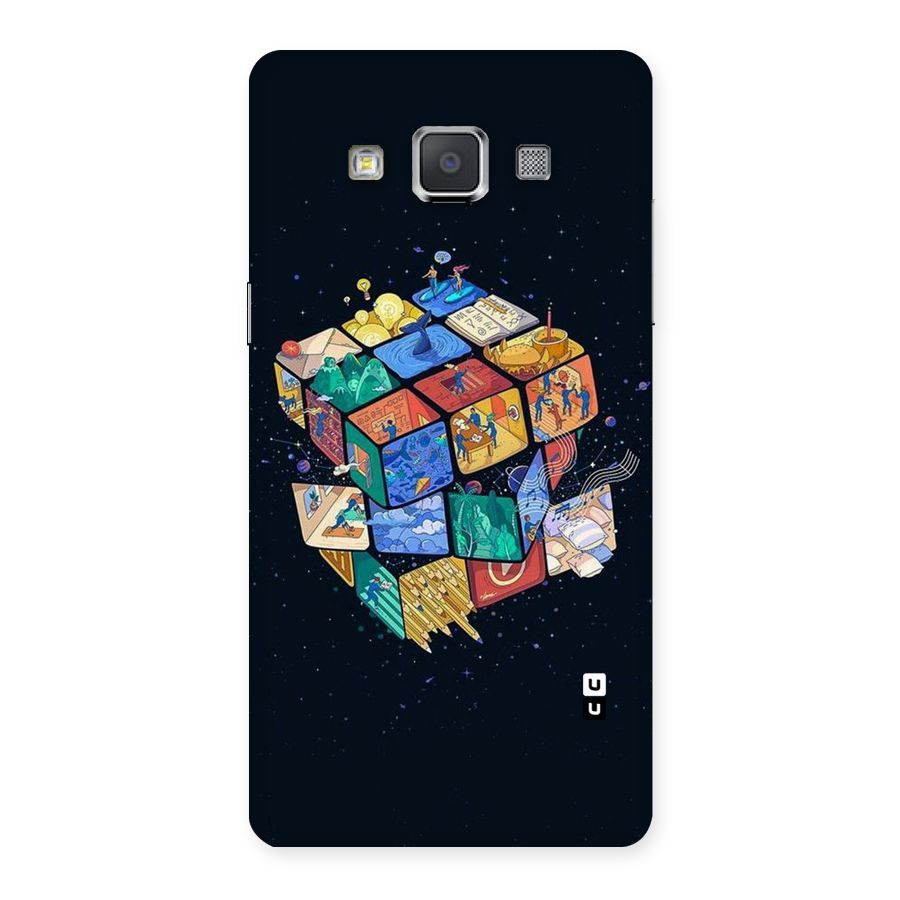 Coloured Rubic Back Case for Galaxy Grand 3