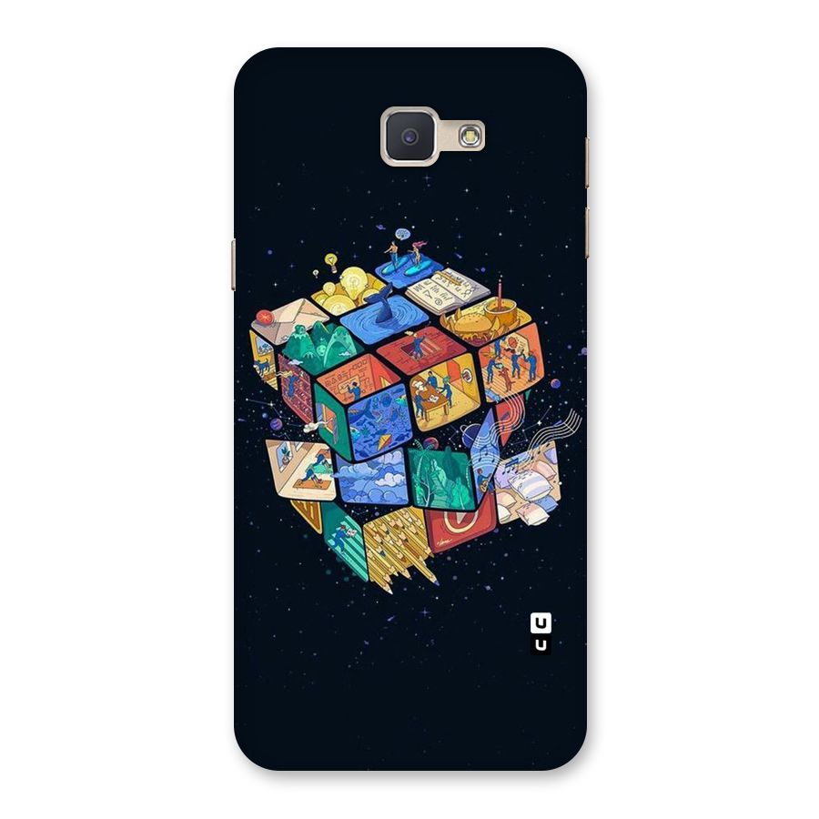 Coloured Rubic Back Case for Galaxy J5 Prime