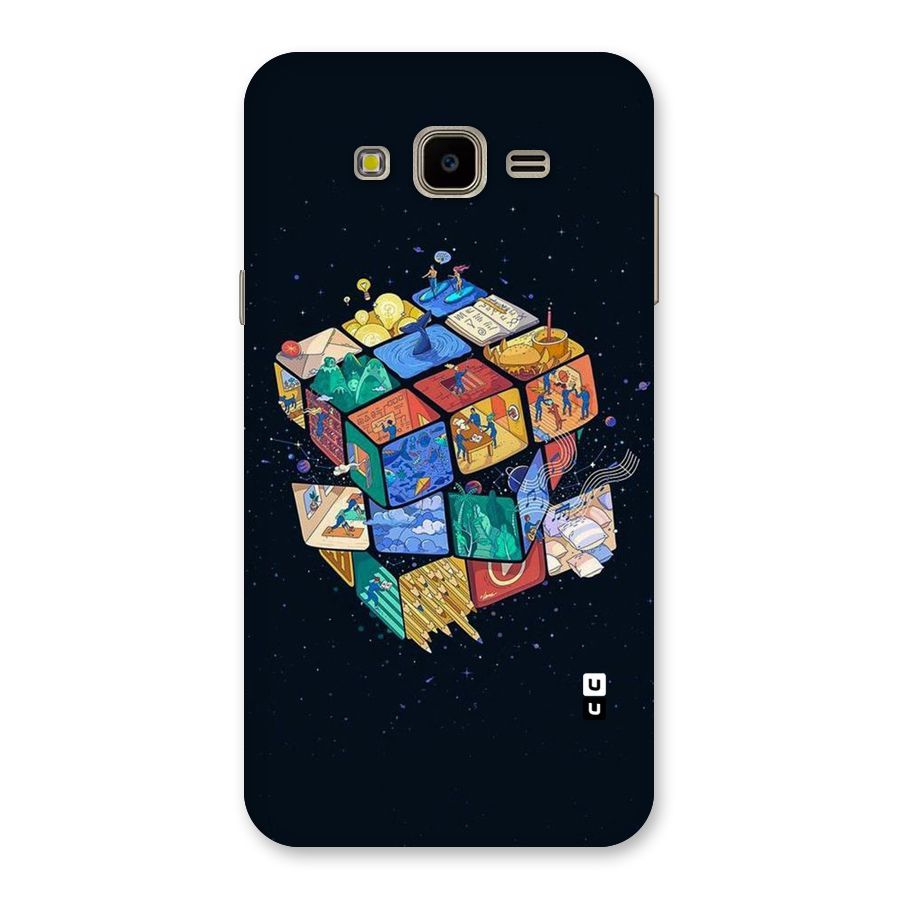 Coloured Rubic Back Case for Galaxy J7 Nxt