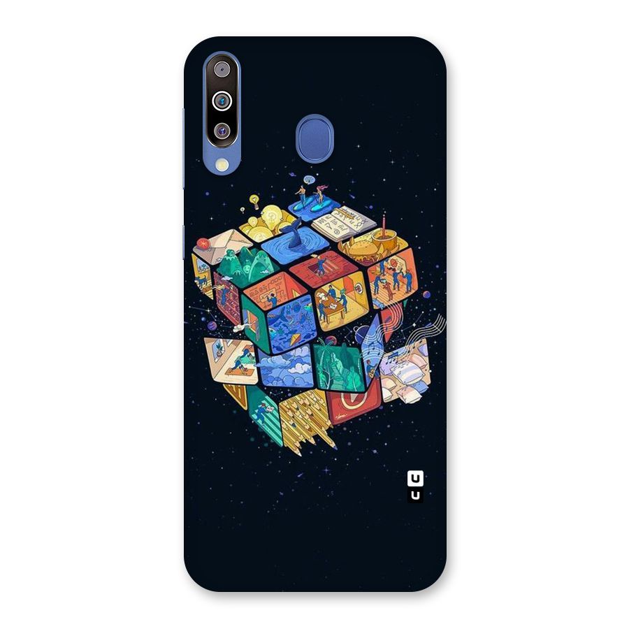 Coloured Rubic Back Case for Galaxy M30