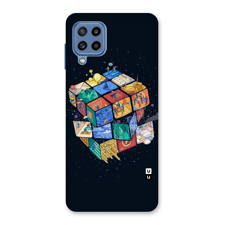 Coloured Rubic Back Case for Galaxy M32