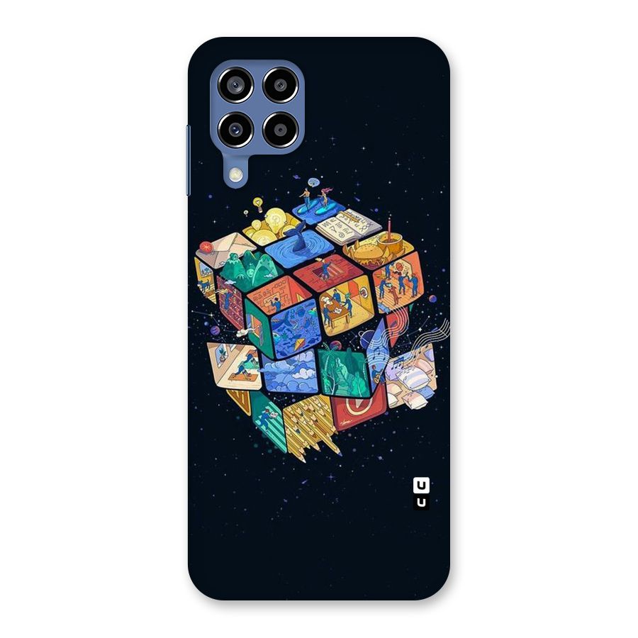 Coloured Rubic Back Case for Galaxy M53 5G