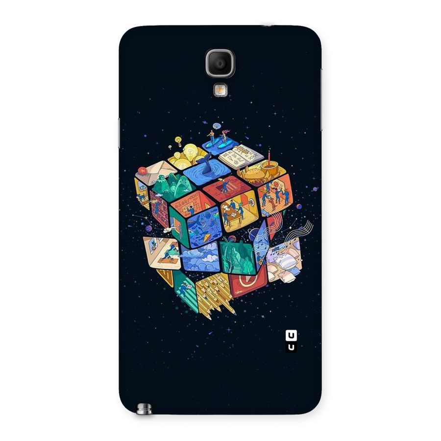 Coloured Rubic Back Case for Galaxy Note 3 Neo