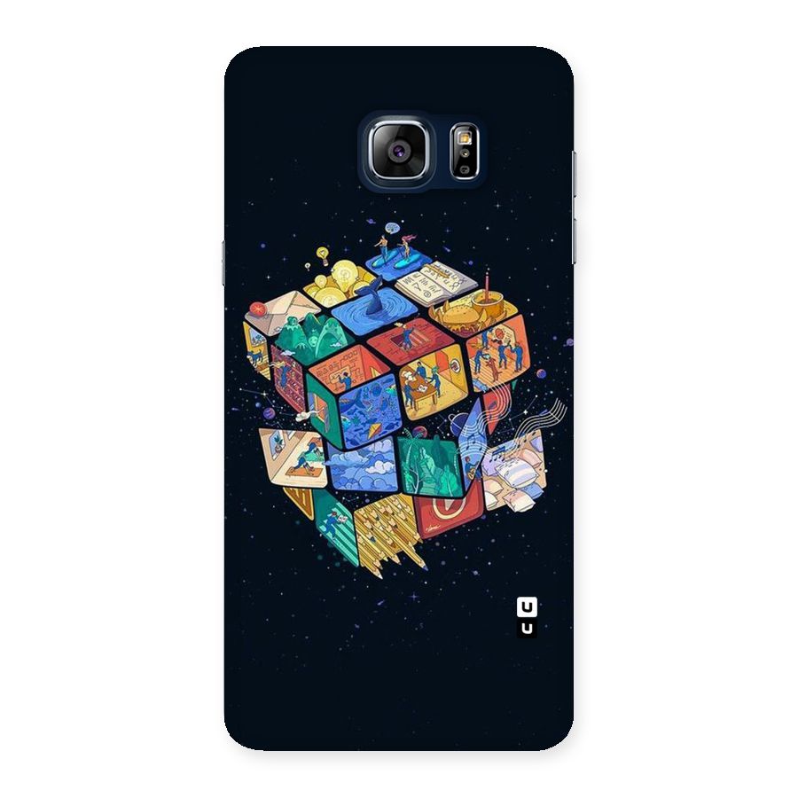 Coloured Rubic Back Case for Galaxy Note 5