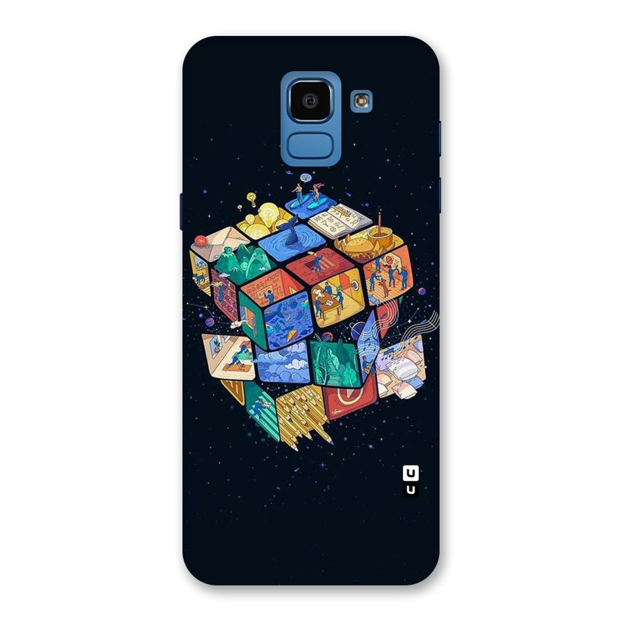 Coloured Rubic Back Case for Galaxy On6