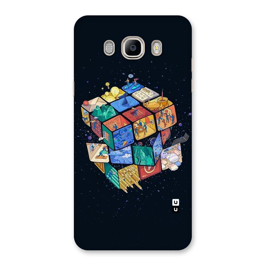 Coloured Rubic Back Case for Galaxy On8