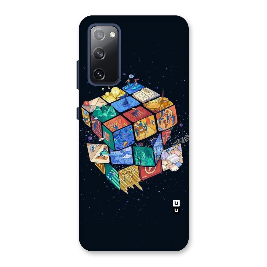 Coloured Rubic Back Case for Galaxy S20 FE