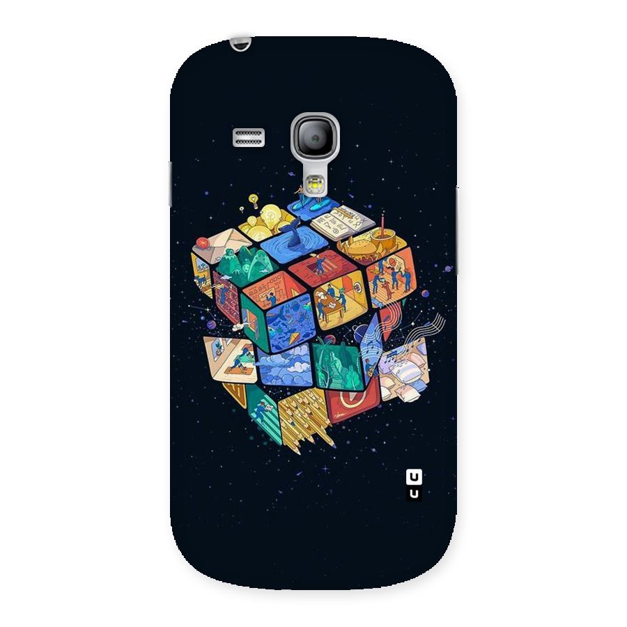 Coloured Rubic Back Case for Galaxy S3 Mini