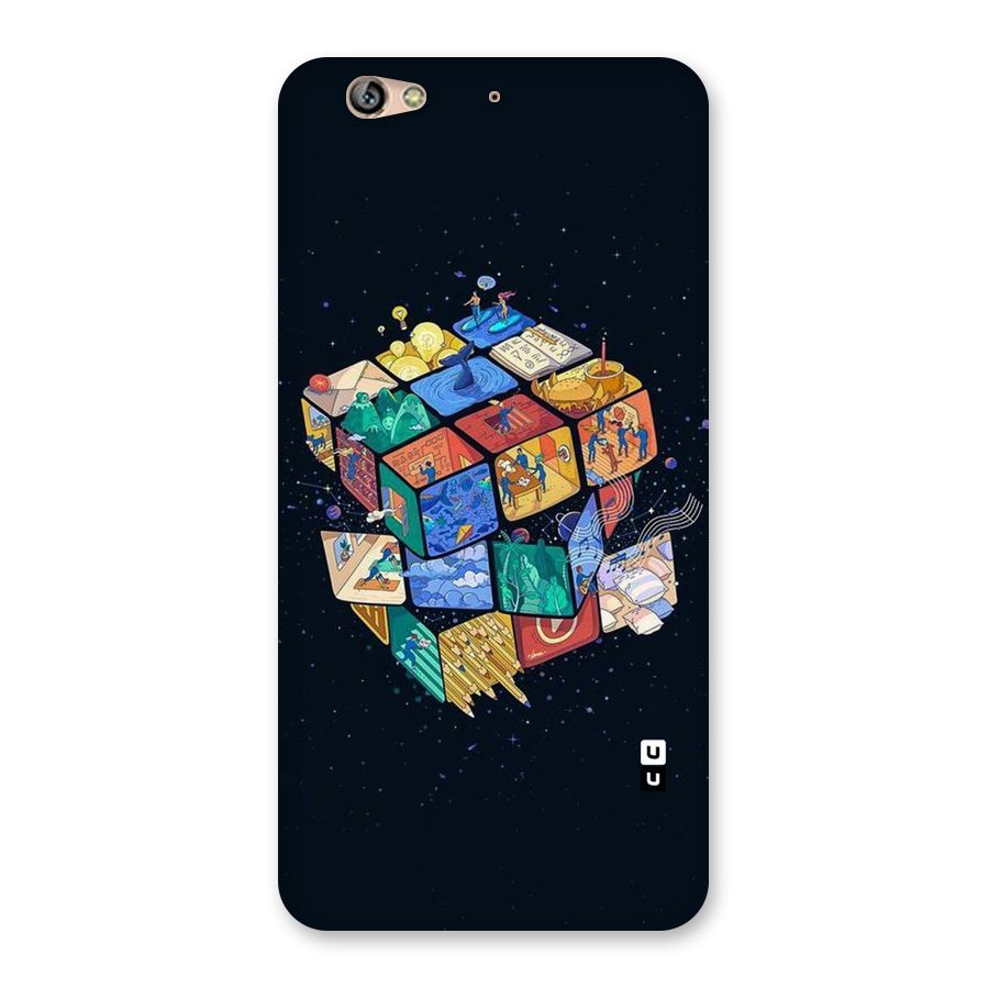 Coloured Rubic Back Case for Gionee S6