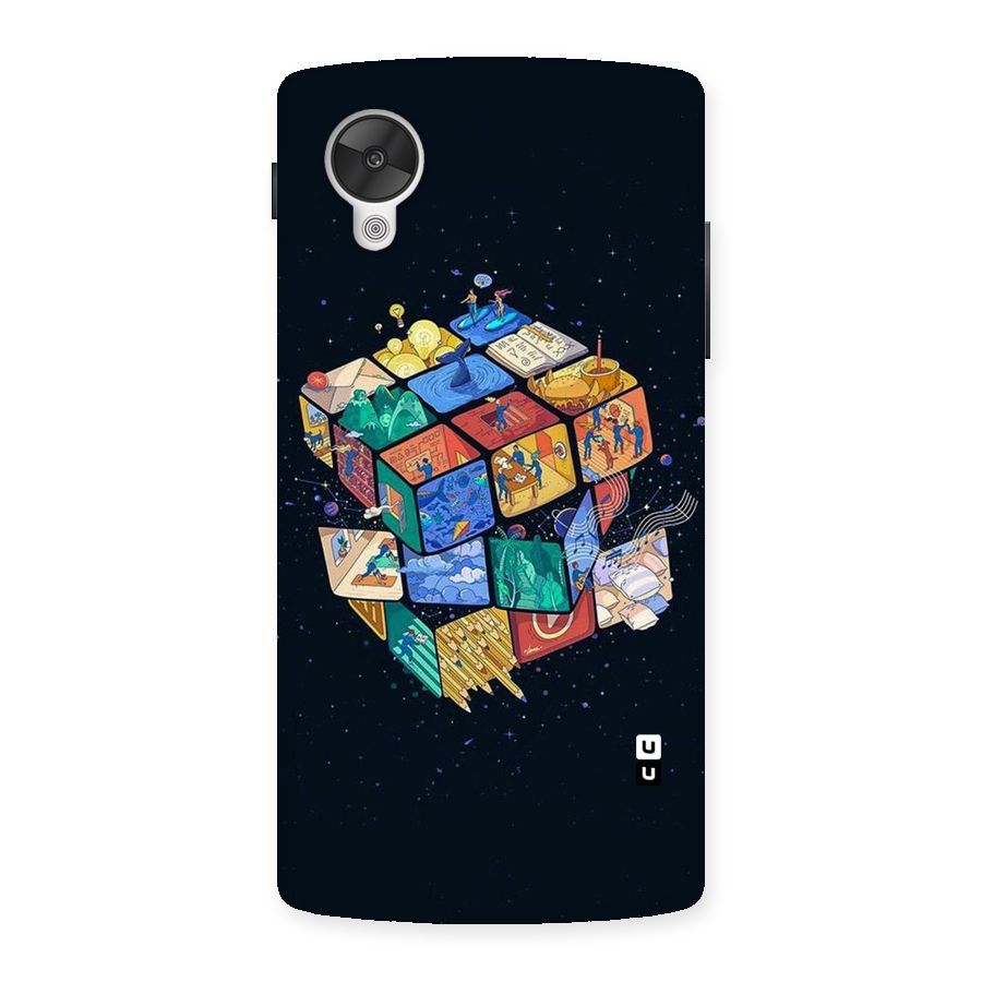 Coloured Rubic Back Case for Google Nexsus 5