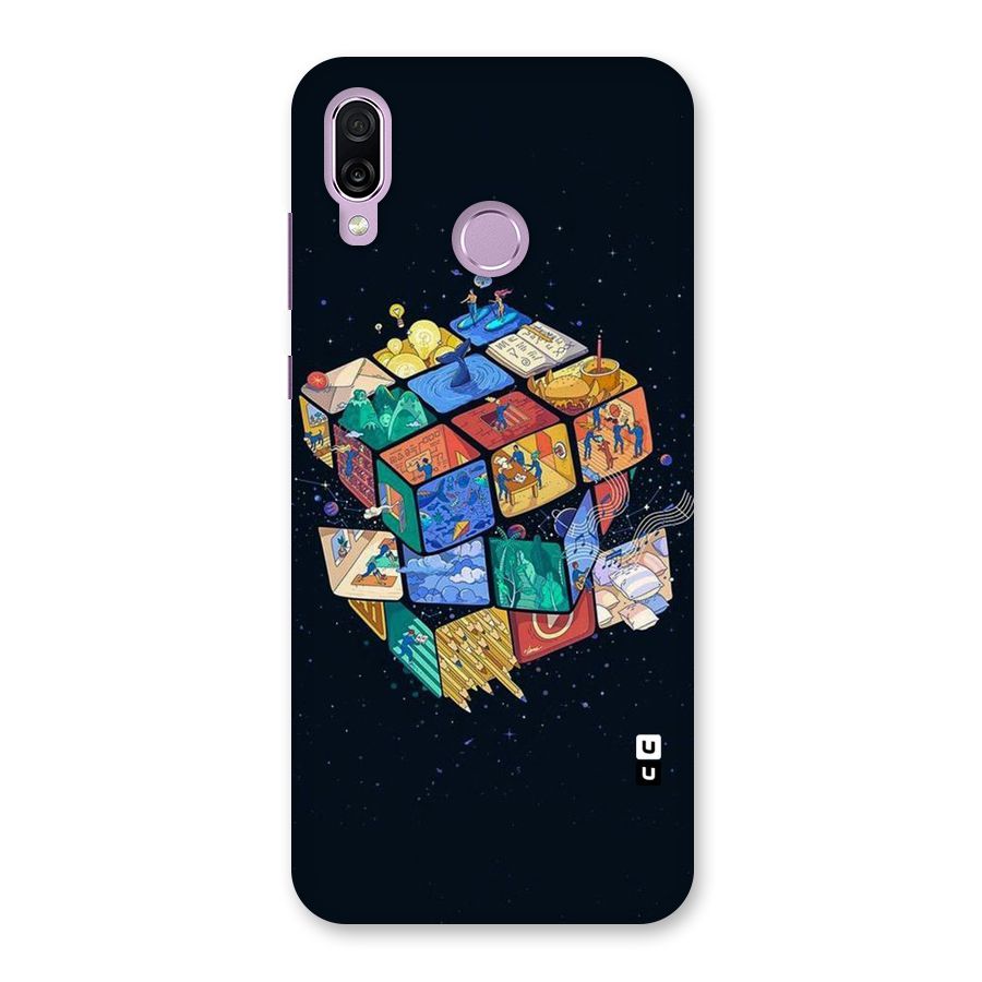 Coloured Rubic Back Case for Honor Play