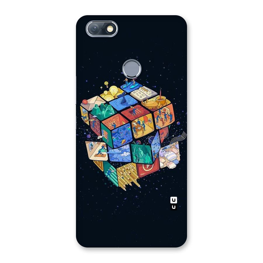 Coloured Rubic Back Case for Infinix Note 5