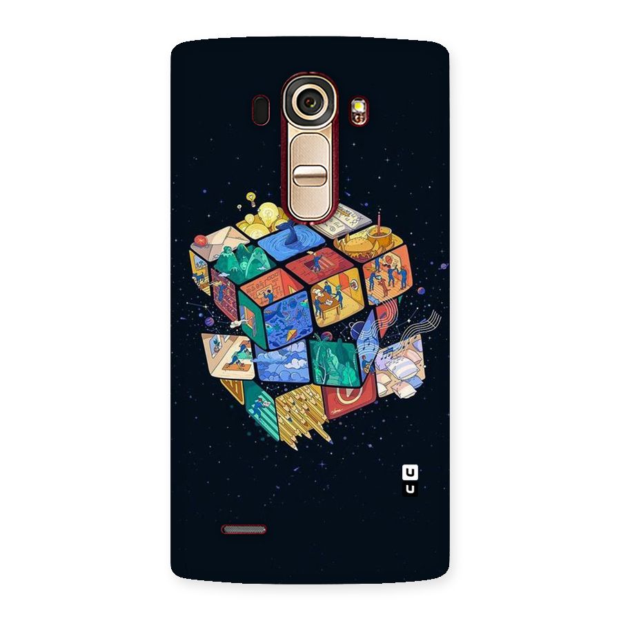 Coloured Rubic Back Case for LG G4