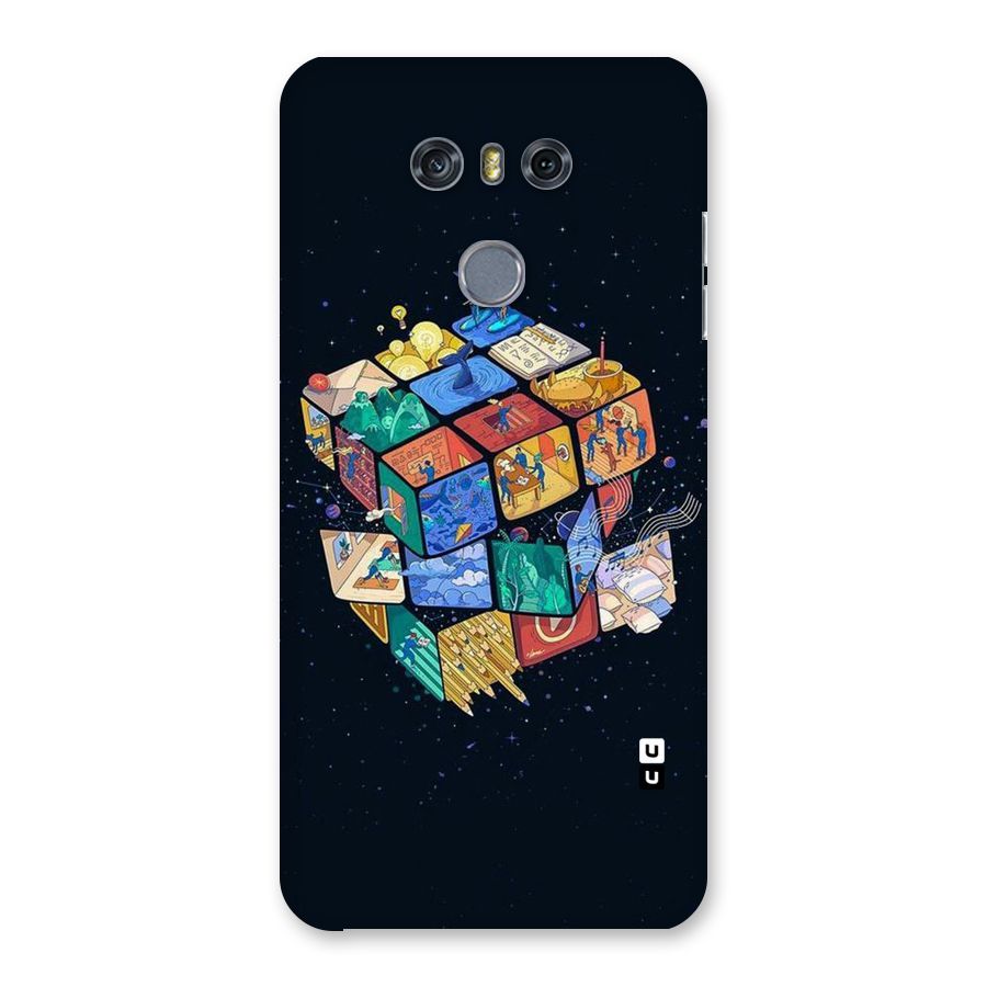 Coloured Rubic Back Case for LG G6