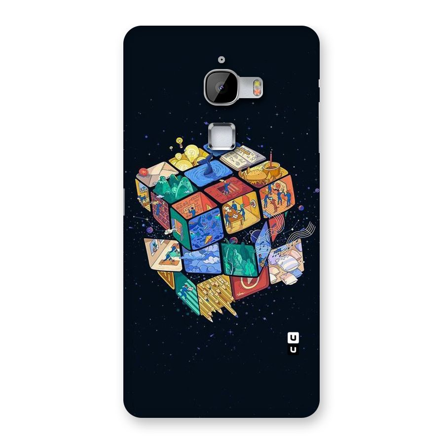 Coloured Rubic Back Case for LeTv Le Max