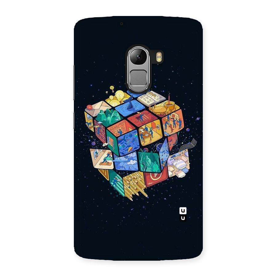 Coloured Rubic Back Case for Lenovo K4 Note