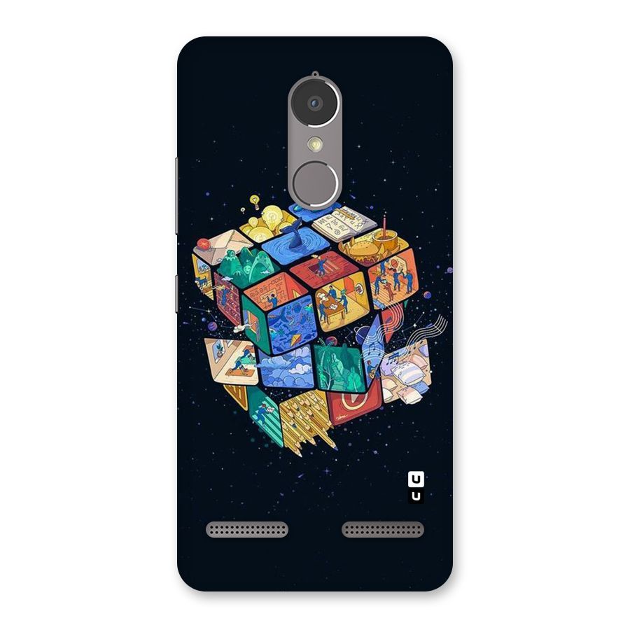 Coloured Rubic Back Case for Lenovo K6