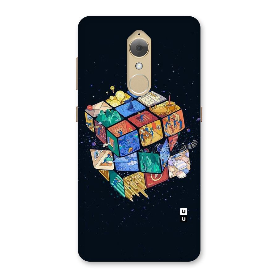 Coloured Rubic Back Case for Lenovo K8