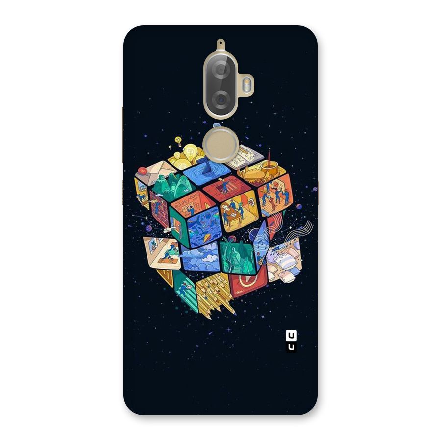 Coloured Rubic Back Case for Lenovo K8 Plus