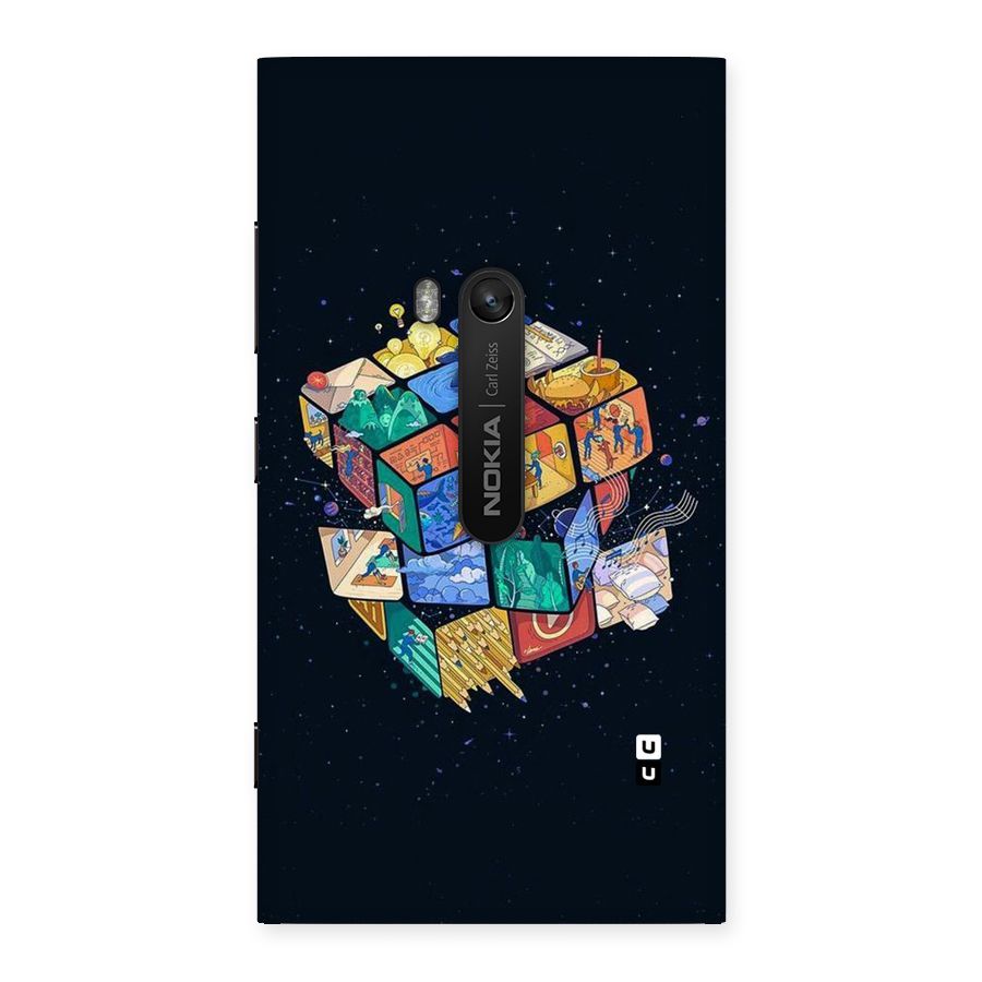 Coloured Rubic Back Case for Lumia 920