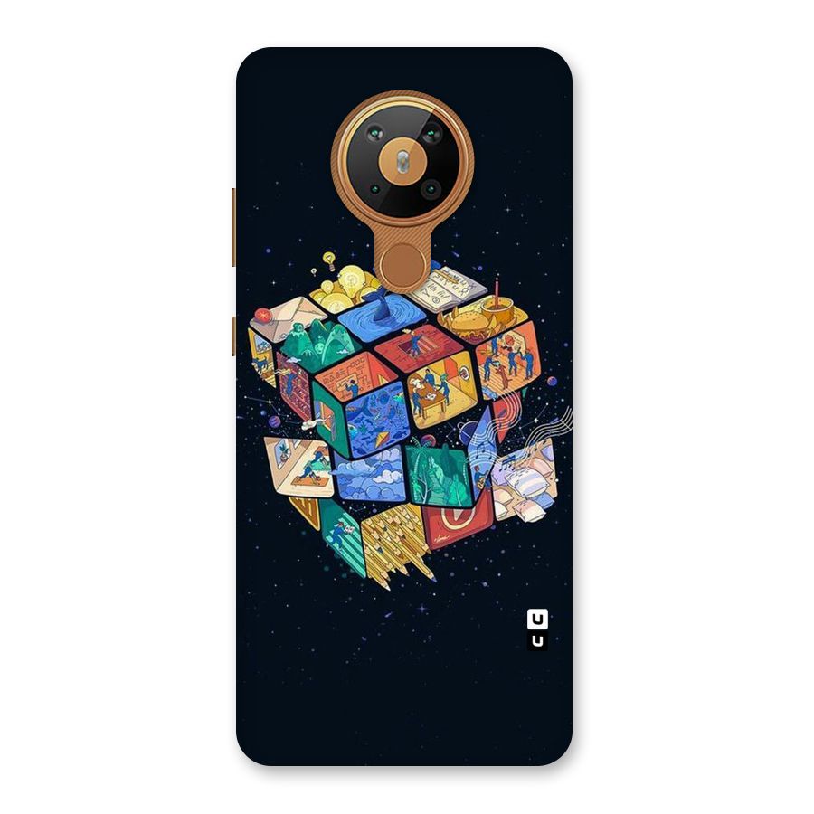 Coloured Rubic Back Case for Nokia 5.3