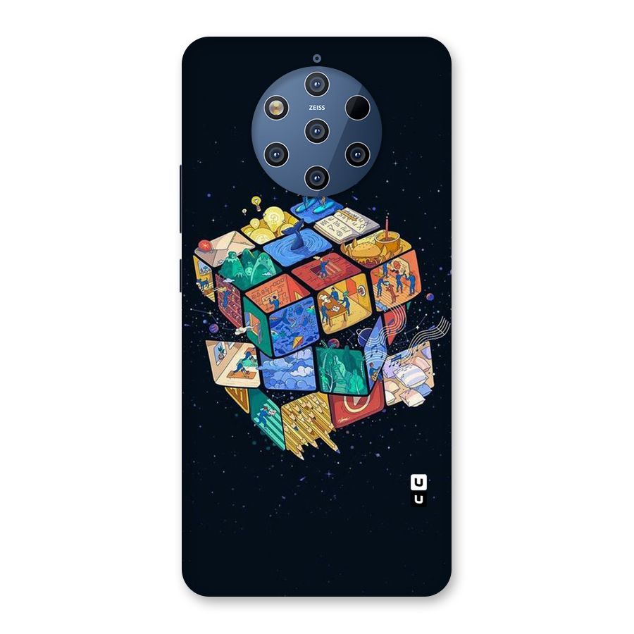 Coloured Rubic Back Case for Nokia 9 PureView