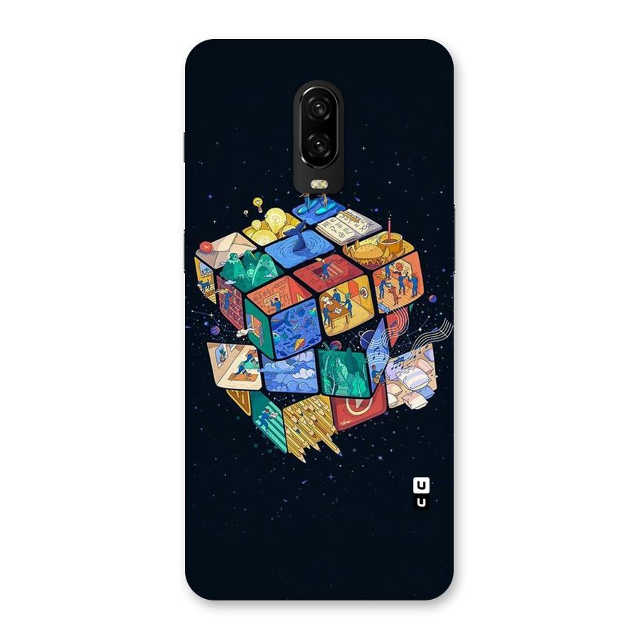 Coloured Rubic Back Case for OnePlus 6T