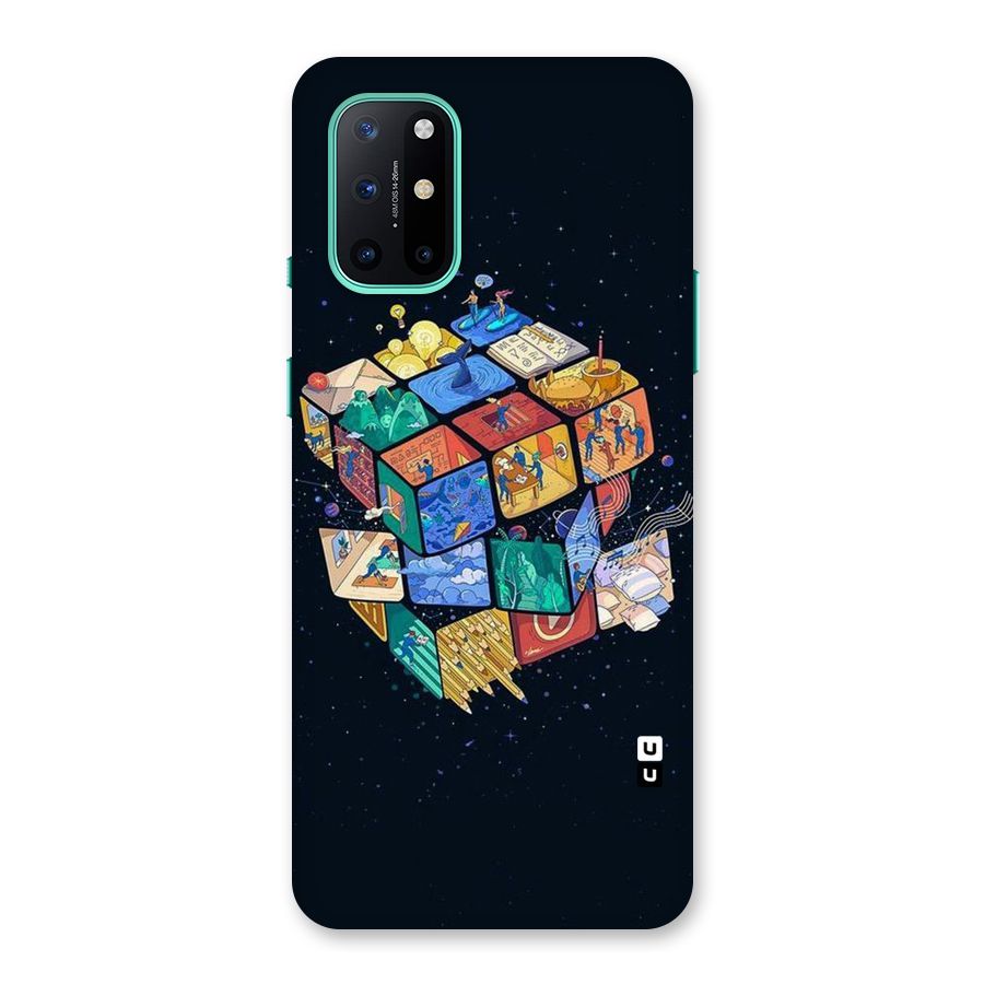 Coloured Rubic Back Case for OnePlus 8T