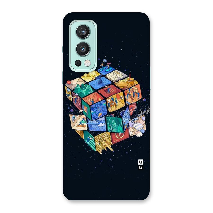 Coloured Rubic Back Case for OnePlus Nord 2 5G