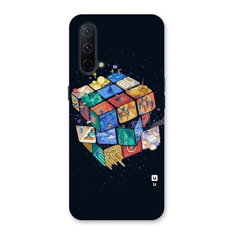 Coloured Rubic Back Case for OnePlus Nord CE 5G