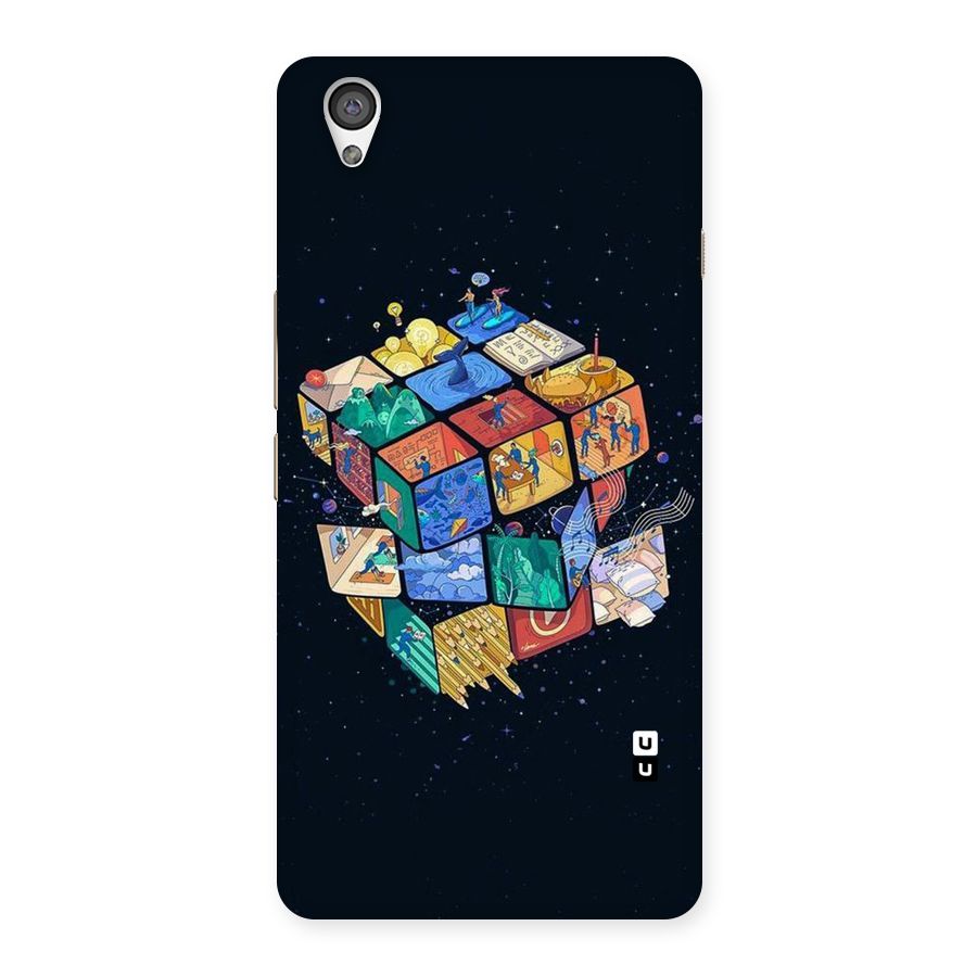 Coloured Rubic Back Case for OnePlus X